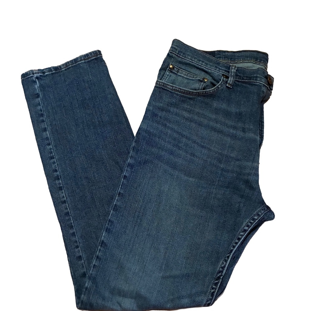 Men’s Classic Wranglers Blue Denim Jeans Slim Straight